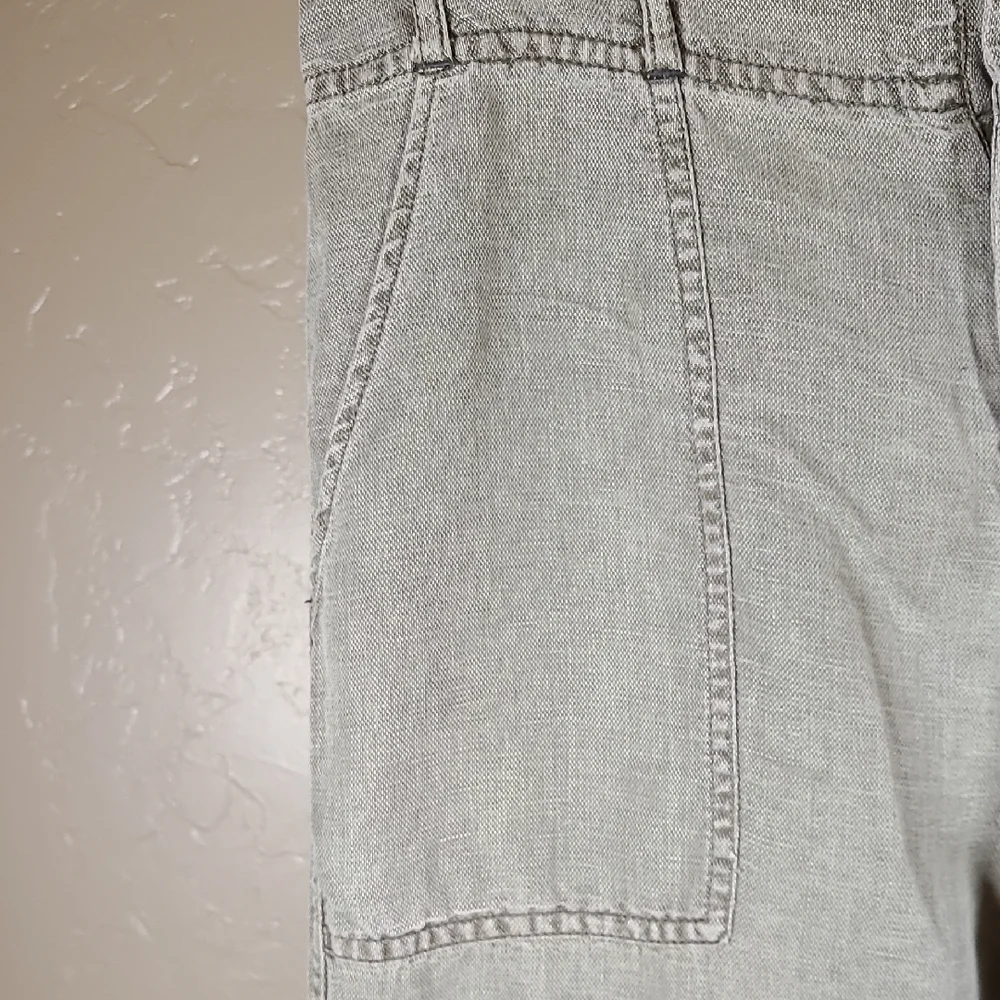 C&C‎ California Olive Green Linen Blend Pants Medium